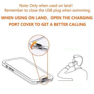 Samsung Galaxy S25 Redpepper IP68 Magnetisk Vandtæt Etui - Sort
