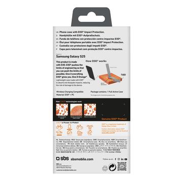 Samsung Galaxy S25 SBS Full Active D3O Cover - Sort