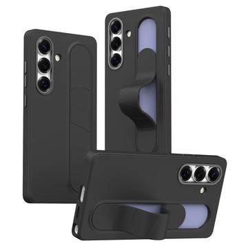 Samsung Galaxy S25/S24 Smart hybrid cover med stående greb - Sort