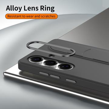 Samsung Galaxy S25/S24 Smart hybrid cover med stående greb - Sort