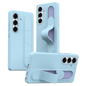 Samsung Galaxy S25/S24 Smart hybrid cover med stående greb - Blå
