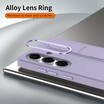 Samsung Galaxy S25/S24 Smart hybrid cover med stående greb - Lilla