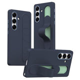 Samsung Galaxy S25/S24 Smart hybrid cover med stående greb - Safir