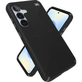 Samsung Galaxy S25 Speck Presidio2 Grip Hybrid Cover - Sort