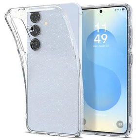 Samsung Galaxy S25 Spigen Liquid Crystal Glitter Cover - Gennemsigtig