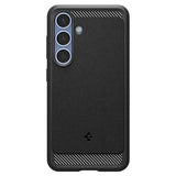 Samsung Galaxy S25 Spigen Rugged Armor Mag TPU Cover - Sort