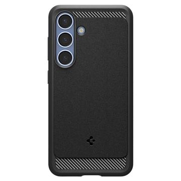 Samsung Galaxy S25 Spigen Rugged Armor Mag TPU Cover - Sort