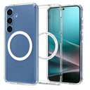Samsung Galaxy S25 Spigen Ultra Hybrid Mag Cover - Hvid / Klar