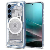 Samsung Galaxy S25 Spigen Ultra Hybrid Mag Cover - Hvid / Zero One