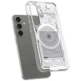 Samsung Galaxy S25 Spigen Ultra Hybrid Mag Cover - Hvid / Zero One