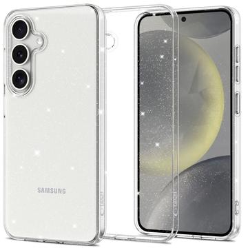 Samsung Galaxy S25 Tech-Protect FlexAir Glitter TPU Cover - Gennemsigtig