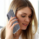 Samsung Galaxy S25 Tech-Protect FlexAir Glitter TPU Cover - Gennemsigtig