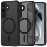 Samsung Galaxy S25 Tech-Protect MagCam Cover - MagSafe-kompatibel - mat sort