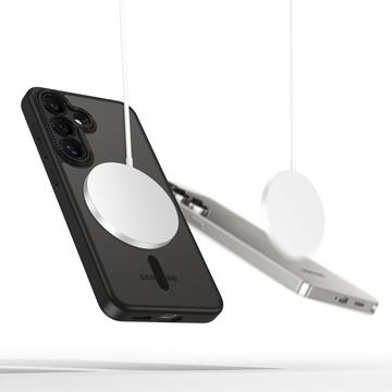 Samsung Galaxy S25 Tech-Protect MagCam Cover - MagSafe-kompatibel - mat sort