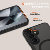 Samsung Galaxy S25 Tech-Protect MagCam Cover - MagSafe-kompatibel - mat sort