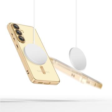 Samsung Galaxy S25 Tech-Protect MagFlex Cover - MagSafe-kompatibelt - Klar / Guld