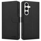 Samsung Galaxy S25 Tech-Protect Pungetui med Magnet og Stativ - Sort