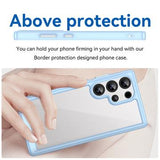 Samsung Galaxy S25 Ultra Anti-Shock Hybrid Cover - Blå