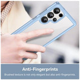 Samsung Galaxy S25 Ultra Anti-Shock Hybrid Cover - Blå