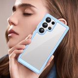 Samsung Galaxy S25 Ultra Anti-Shock Hybrid Cover - Blå