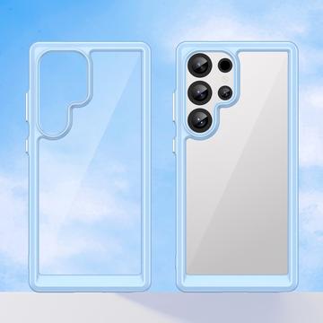 Samsung Galaxy S25 Ultra Anti-Shock Hybrid Cover - Blå