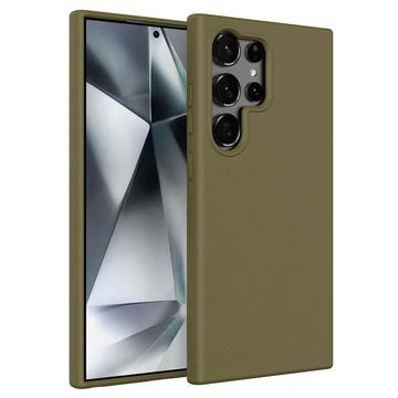 Samsung Galaxy S25 Ultra Biologisk Nedbrydeligt Cover - Sortgrøn