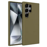 Samsung Galaxy S25 Ultra Biologisk Nedbrydeligt Cover - Sortgrøn