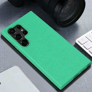 Samsung Galaxy S25 Ultra Biologisk Nedbrydeligt Cover - Sortgrøn