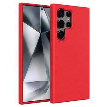 Samsung Galaxy S25 Ultra Biologisk Nedbrydeligt Cover - Rød