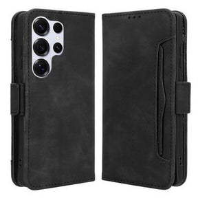 Samsung Galaxy S25 Ultra Kortholder Pung Etui - Sort