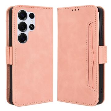Samsung Galaxy S25 Ultra Kortholder Pung Etui - Pink