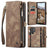 Samsung Galaxy S25 Ultra Caseme 008 2-i-1 Multifunktionel Pung - Brun