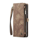 Samsung Galaxy S25 Ultra Caseme 008 2-i-1 Multifunktionel Pung - Brun