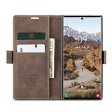 Samsung Galaxy S25 Ultra Caseme 013 Series Pung - Kaffe