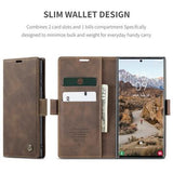 Samsung Galaxy S25 Ultra Caseme 013 Series Pung - Kaffe