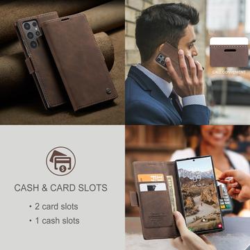 Samsung Galaxy S25 Ultra Caseme 013 Series Pung - Kaffe