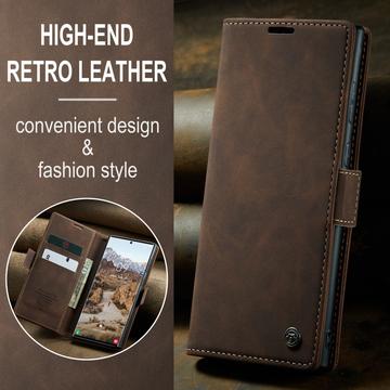 Samsung Galaxy S25 Ultra Caseme 013 Series Pung - Kaffe