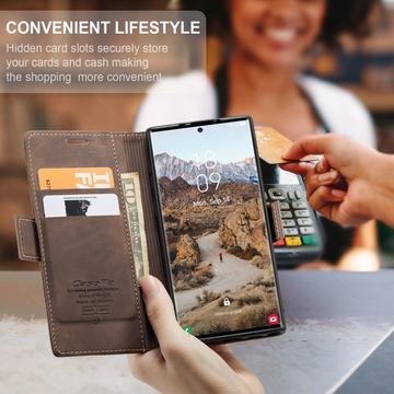 Samsung Galaxy S25 Ultra Caseme 013 Series Pung - Kaffe