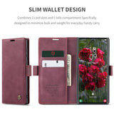 Samsung Galaxy S25 Ultra Caseme 013 Series Pung - Vinrød