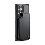 Samsung Galaxy S25 Ultra Caseme C22-etui RFID-kortpung - Sort
