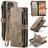 Samsung Galaxy S25 Ultra Caseme C30 Multifunktionel Pung - Brun