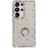 Samsung Galaxy S25 Ultra CrystalGlow Hybrid Cover med Ringholder - stjerner / gennemsigtig