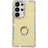 Samsung Galaxy S25 Ultra CrystalGlow Hybrid Cover med Ringholder - Gul