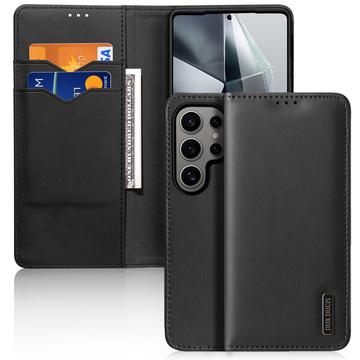 Samsung Galaxy S25 Ultra Dux Ducis Hivo Læderpung - Sort