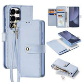 Samsung Galaxy S25 Ultra Dux Ducis Lawa Wallet læderetui m. magnetisk cover - babyblå