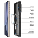 Samsung Galaxy S25 Ultra Dux Ducis Yind Hybrid Cover - MagSafe-kompatibel - Sort