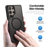 Samsung Galaxy S25 Ultra Dux Ducis Yind Hybrid Cover - MagSafe-kompatibel - Sort