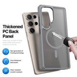 Samsung Galaxy S25 Ultra Dux Ducis Yind Hybrid Cover - MagSafe-kompatibel - Grå