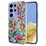 Samsung Galaxy S25 Ultra TPU-cover med blomstermønster - Liljer