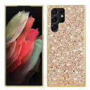 Samsung Galaxy S25 Ultra Glitter Series Hybrid Cover - Guld